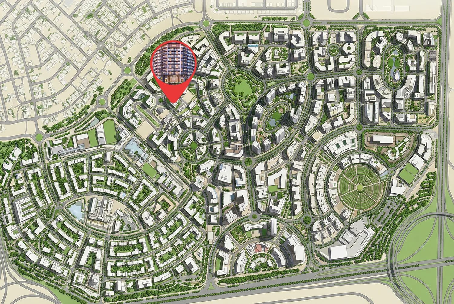 Marquis Galleria masterplan, Arjan, Dubai
