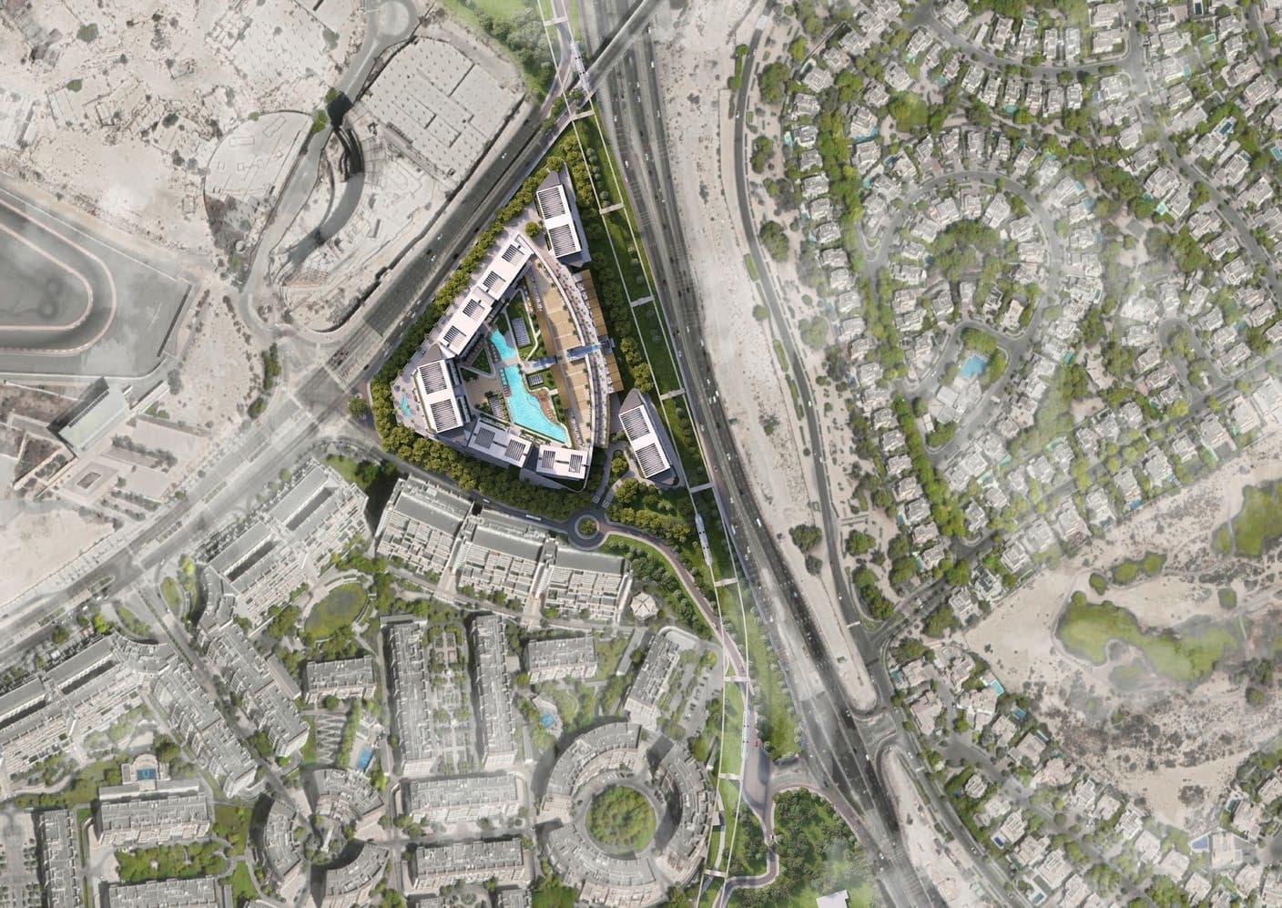 Sobha Orbis masterplan, Dubai Motor City, Dubai