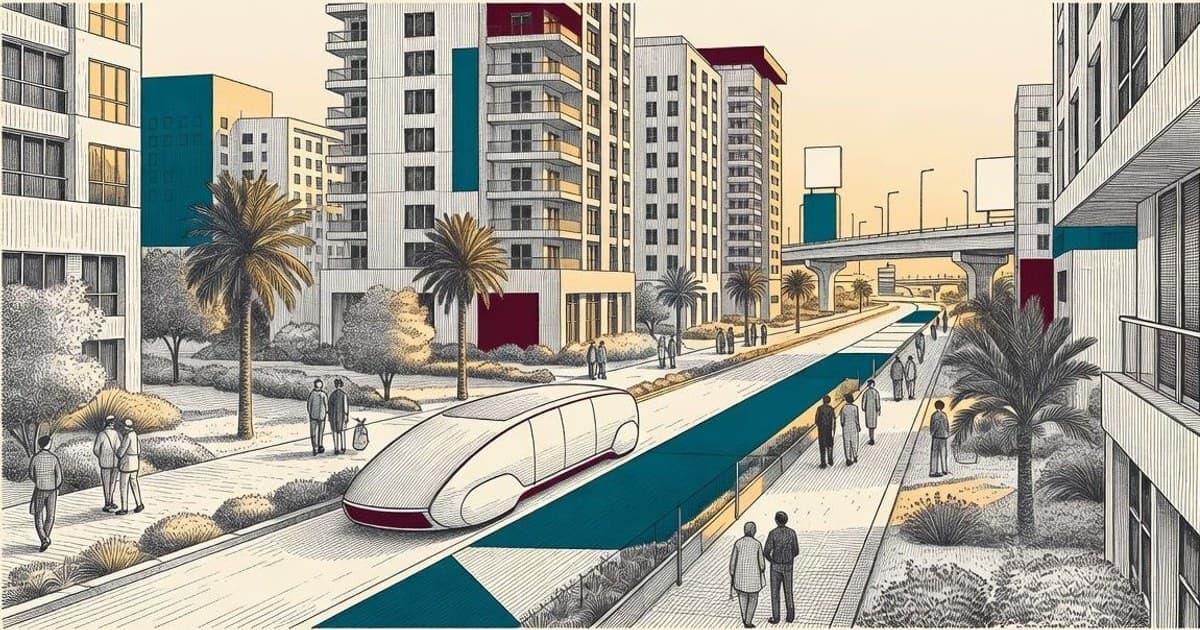 Driverless Pods Trial Tests the Dubai 2040 Master Plan