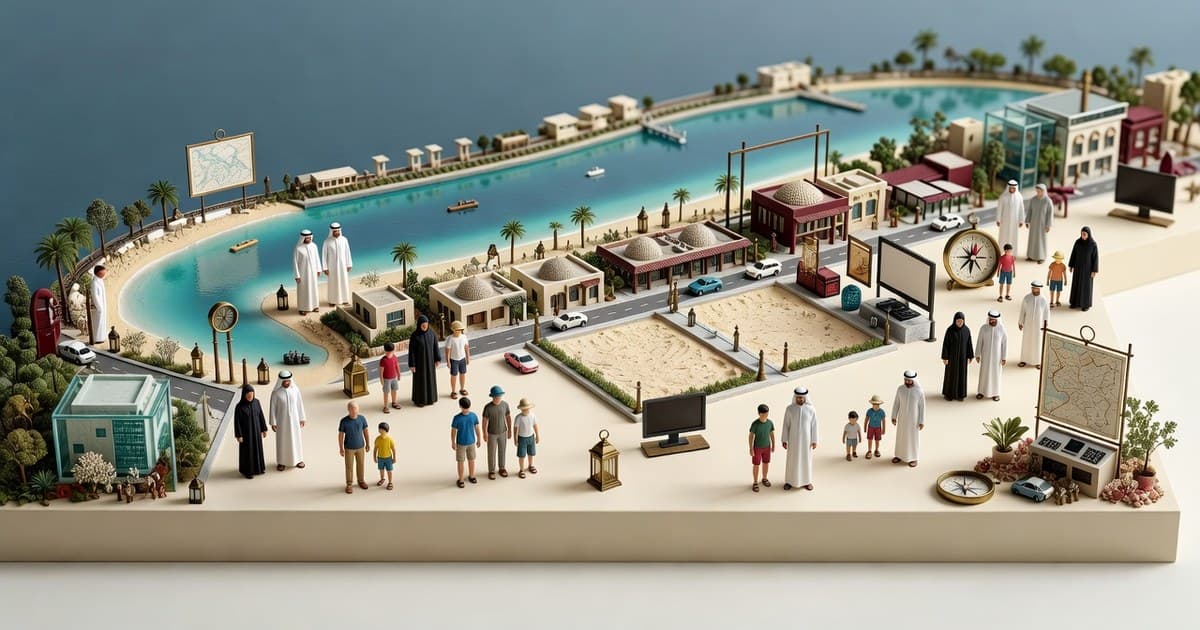 Marsa Al Saadiyat Map and Masterplan: 8km of Waterfront, the 350-Berth Marina, Where Each District Sits