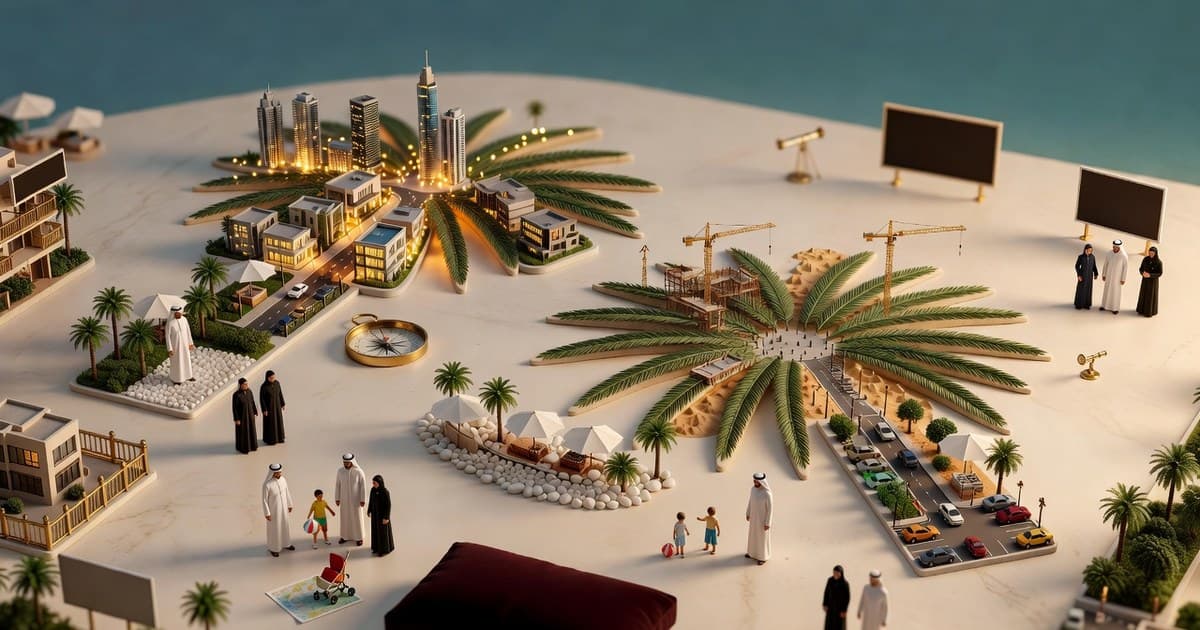 Palm Jebel Ali vs Palm Jumeirah: Size, Prices and Which Palm to Buy